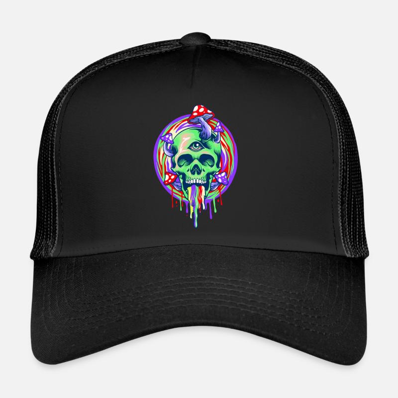Magic Mushroom Trucker Cap