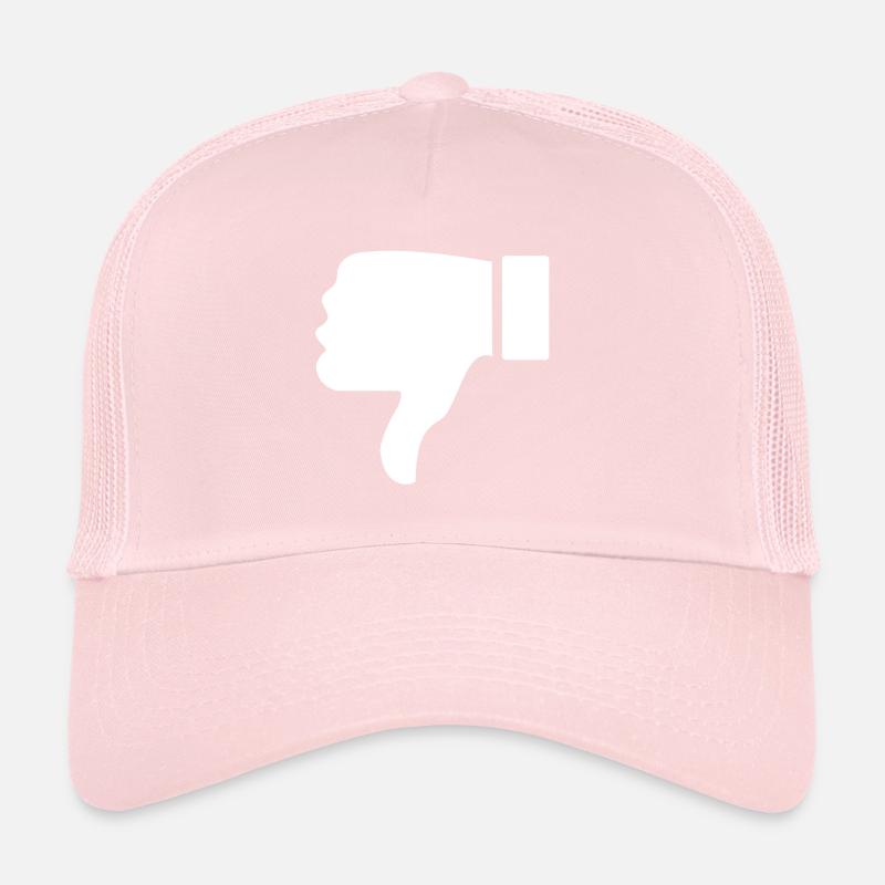 pouces vers le bas Casquette trucker 