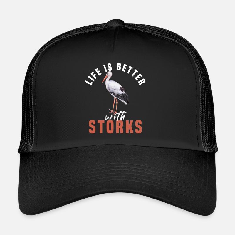 Storch - Trucker Cap - Schwarz/Schwarz