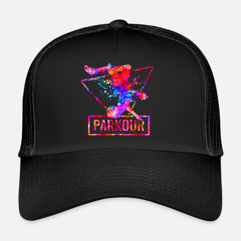 Parkour - Trucker Cap - black/black