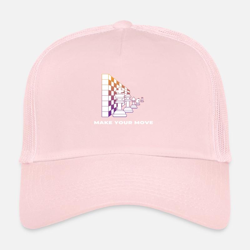 Schach Schachfiguren Schachbrett Make your Move Trucker Cap