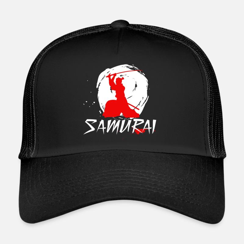 Samurai Sword Swing Trucker Cap