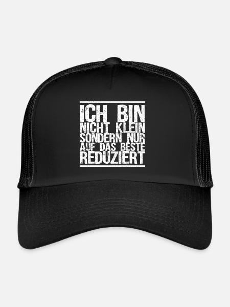 Witzige Sprüche - Trucker Cap - Schwarz/Schwarz