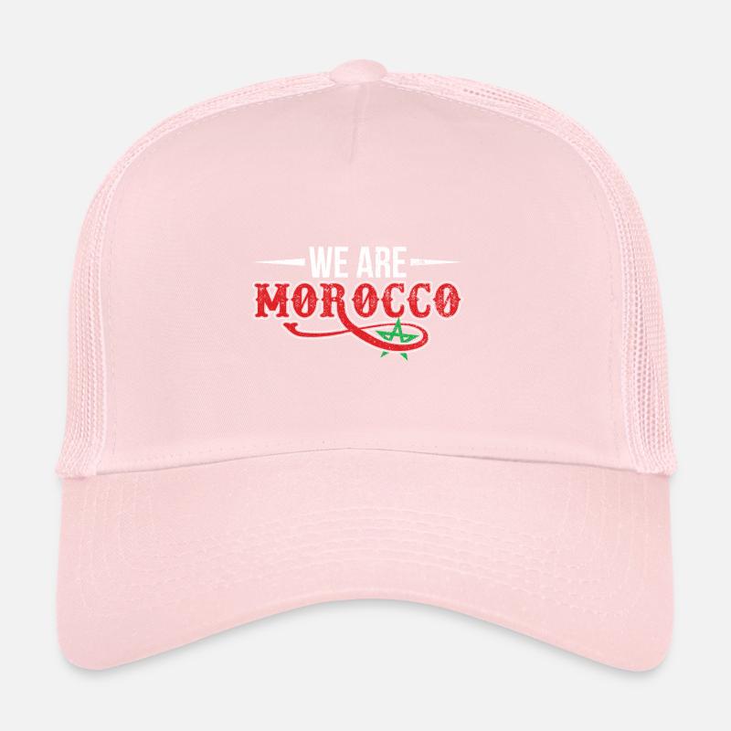 Drapeau national du Maroc Casquette trucker 
