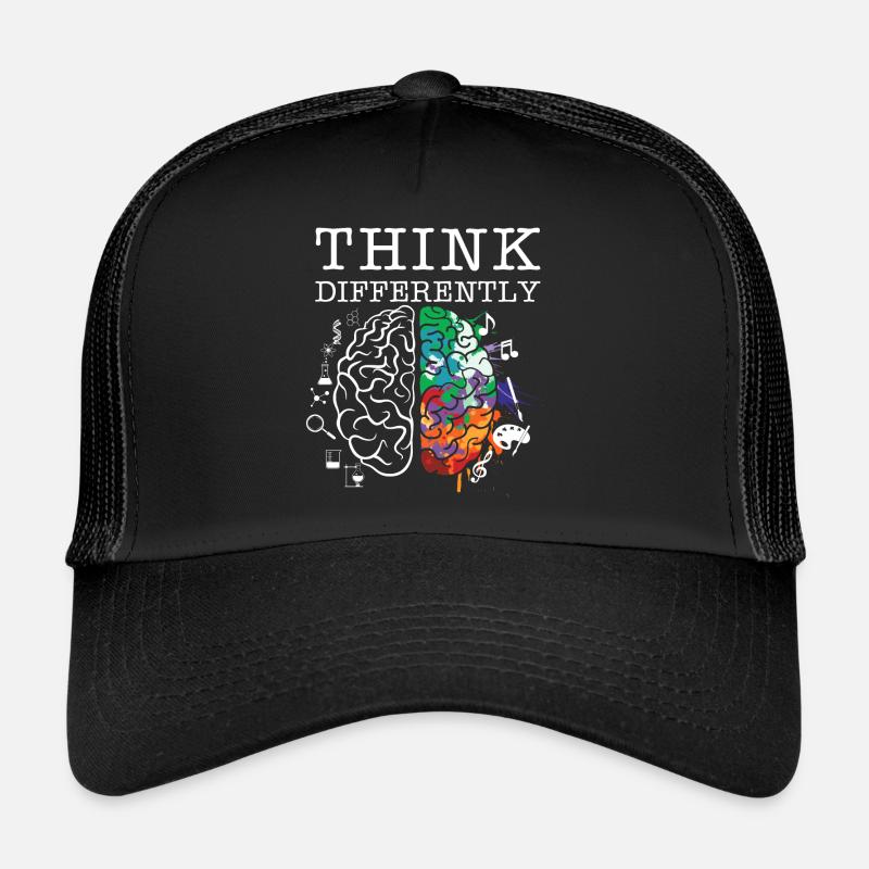 Pensez différemment Art Nerds Smart Geek Casquette trucker 