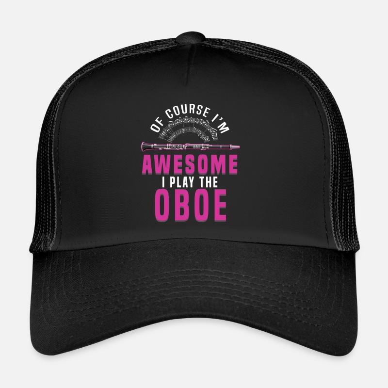 hautbois - Casquette trucker  - noir/noir