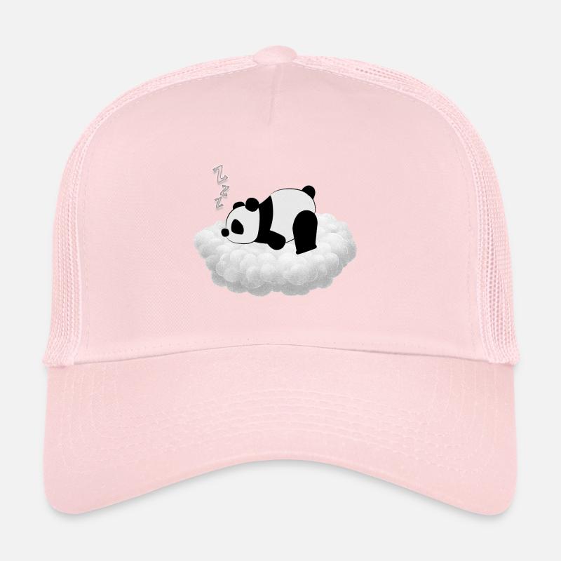 Panda mignon dort sur son nuage Casquette trucker 