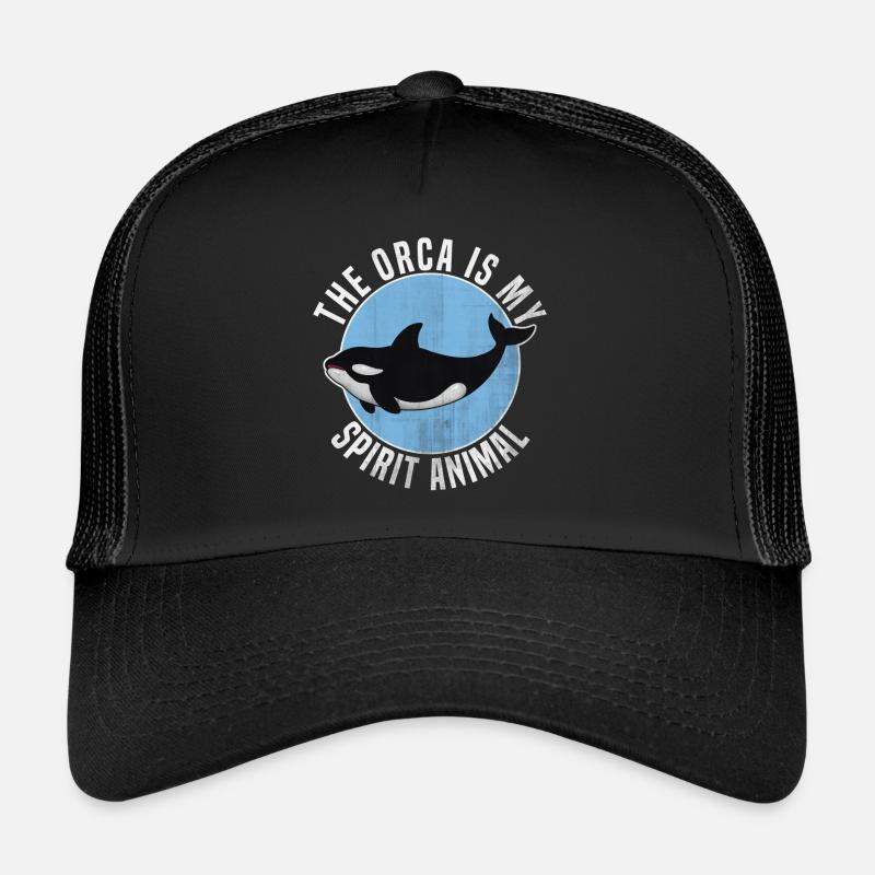 Orca - Trucker Cap - Schwarz/Schwarz
