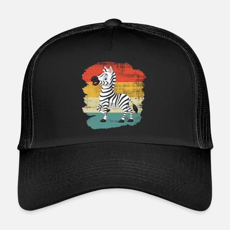 Zebra Trucker Cap