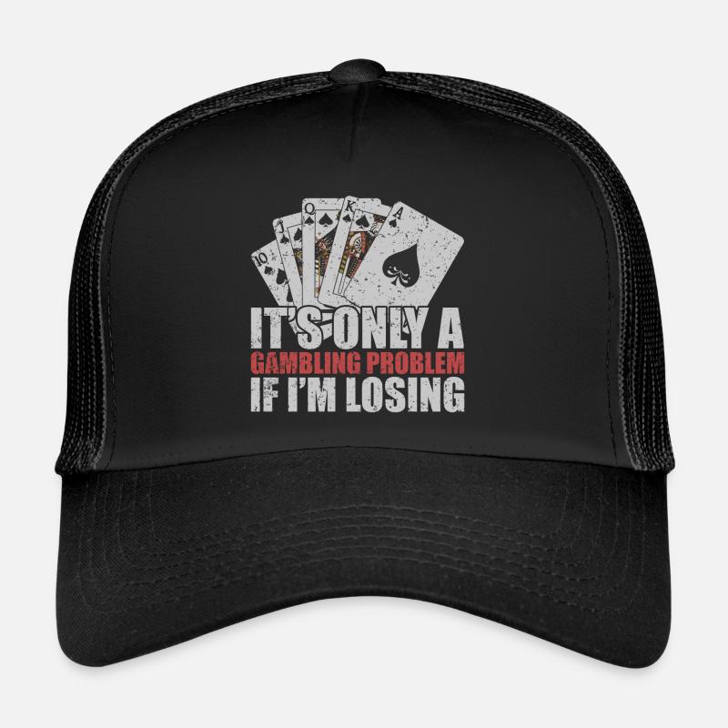 Gambling Poker Trucker Cap