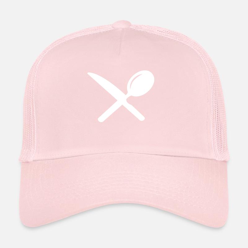 Couteau et cuillère à manger Casquette trucker 