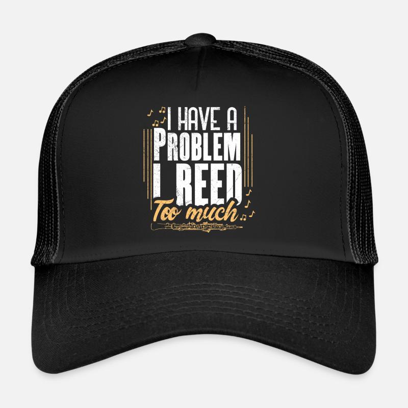 Oboe woodwind instrument Trucker Cap