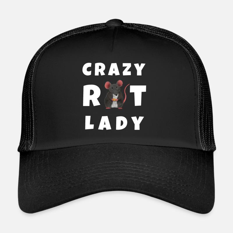 Dame de rat fou Casquette trucker 