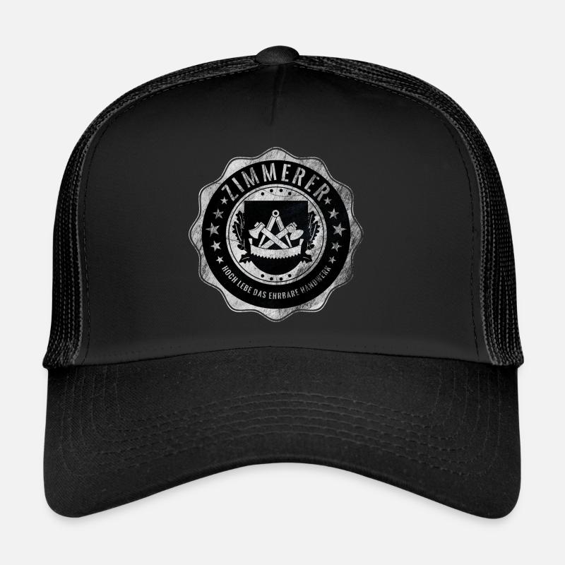 Zimmerer, Zunftwappen, Handwerker Trucker Cap