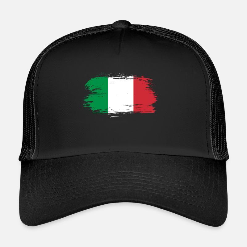 Italie Drapeau Casquette trucker 