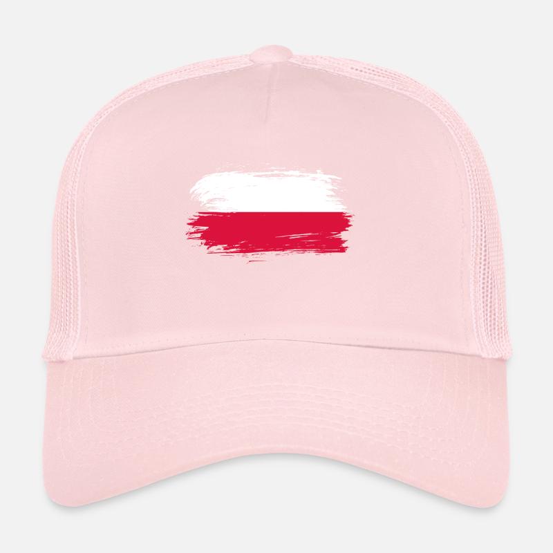 Pologne Drapeau Casquette trucker 