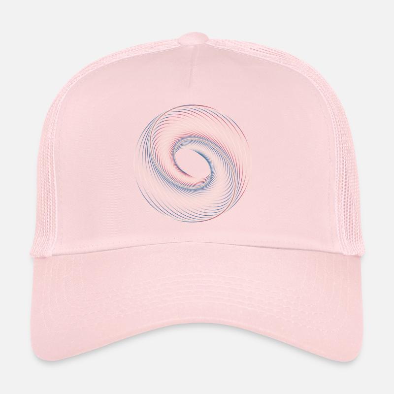 Sacred geometry spiral Trucker Cap