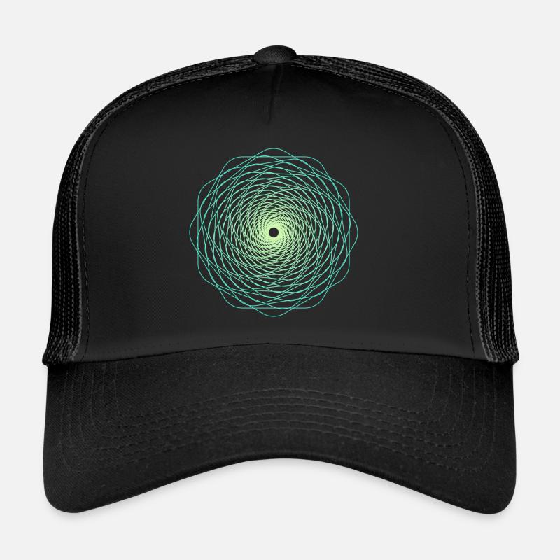 Sacred Geometry Spiralle Trucker Cap