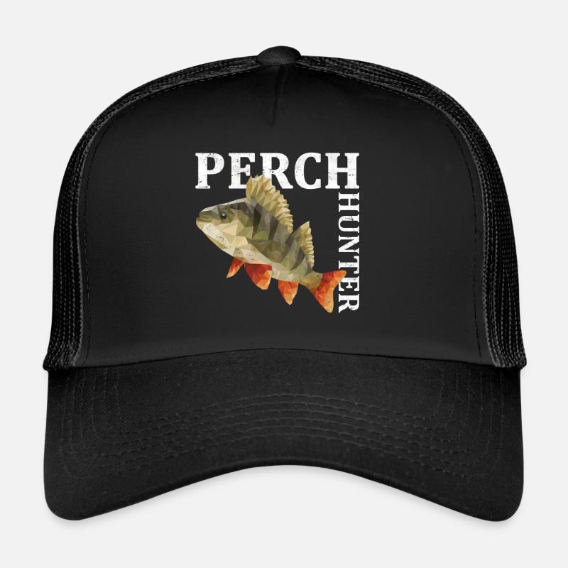 Perch fishing - Trucker Cap - black/black