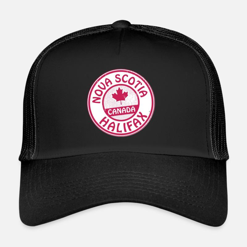 Nova Scotia Halifax - Trucker Cap - Schwarz/Schwarz