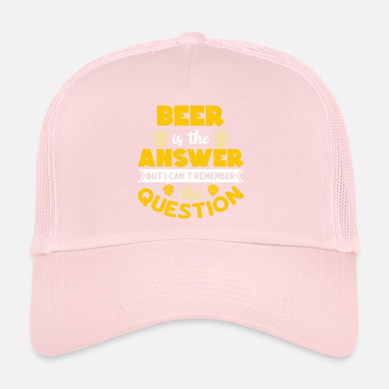 Beer is the answer Trucker Cap