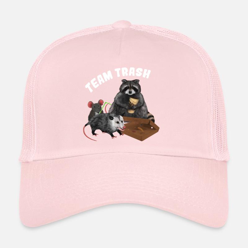 Racoon Opossum Mouse - Team Trash Trucker Cap