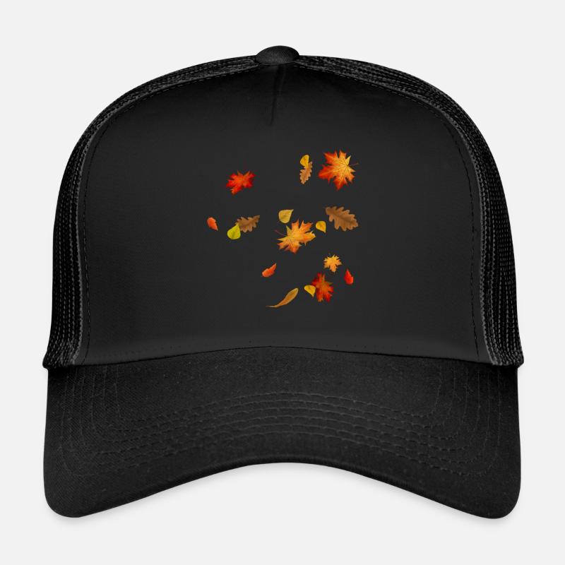 Wunderschöne Herbst Blätter Trucker Cap