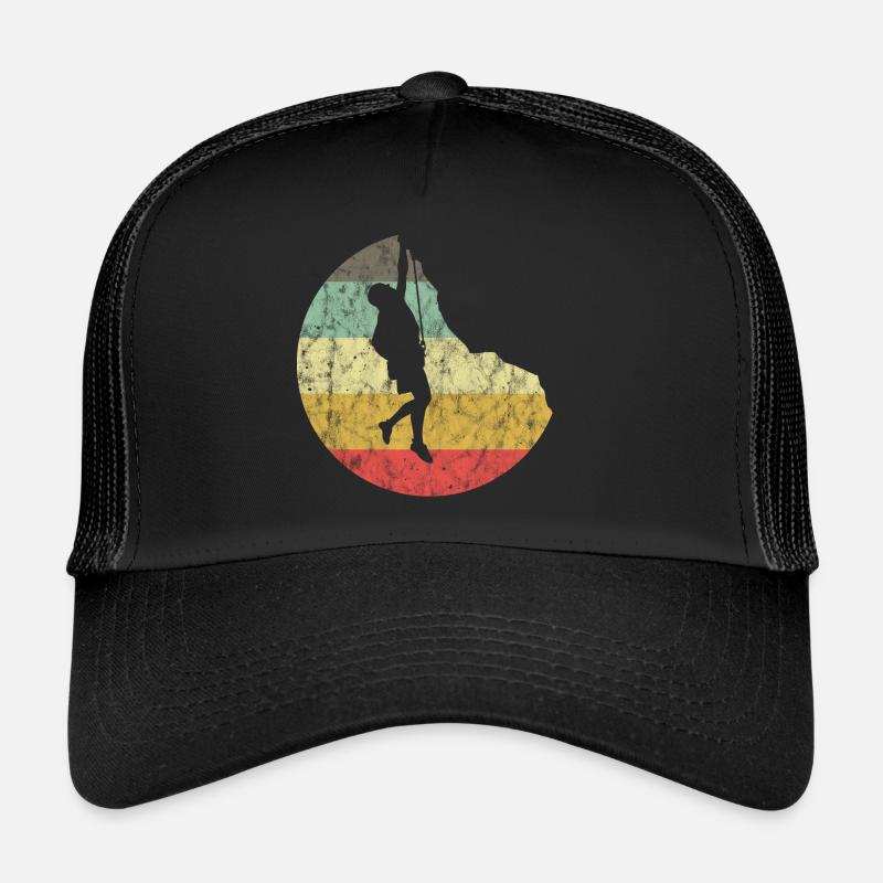 Bergsteigen Klettern Geschenk Bouldern Retro Cool Trucker Cap