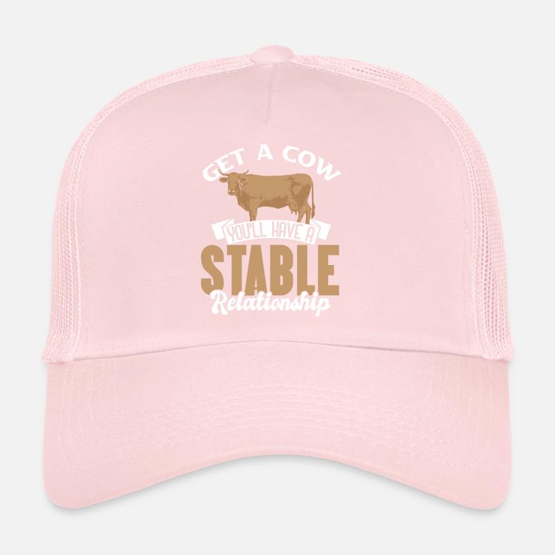 Cow beef mountains Trucker Cap