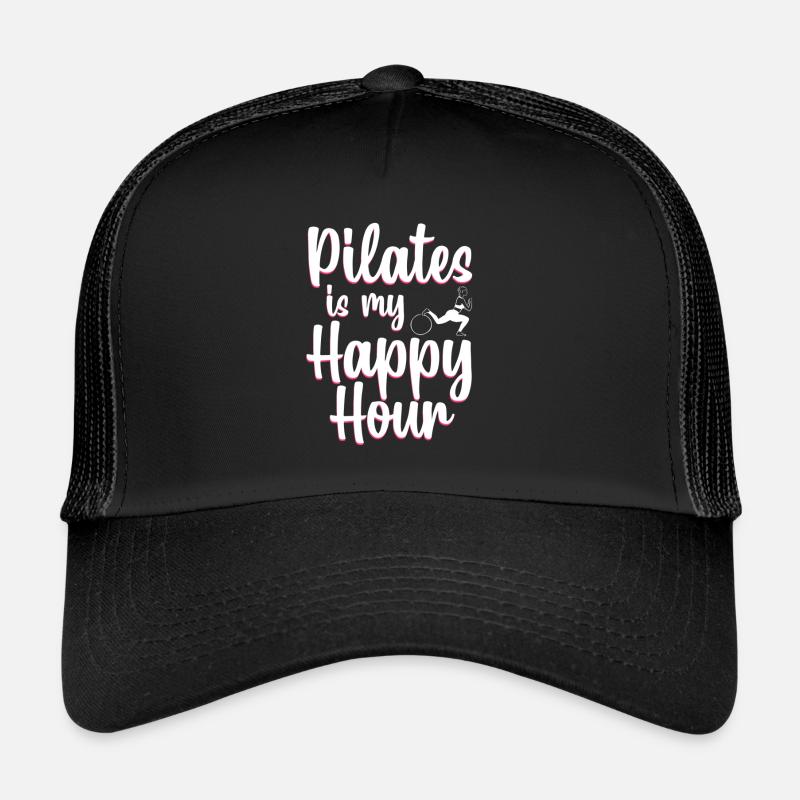 Pilates gift - Trucker Cap - black/black