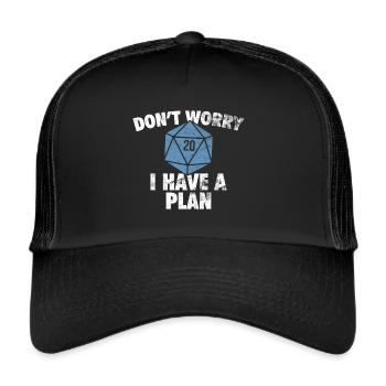 Table Jeu de rôle - Casquette trucker  - noir/noir - Devant