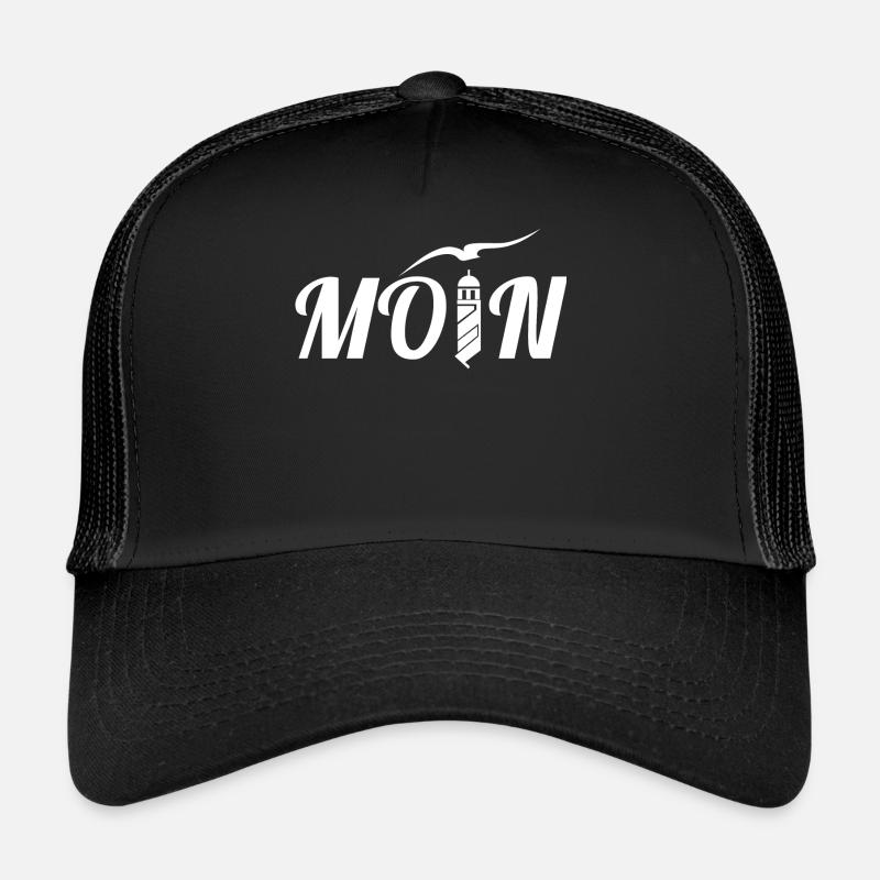Moin - Trucker Cap - Schwarz/Schwarz