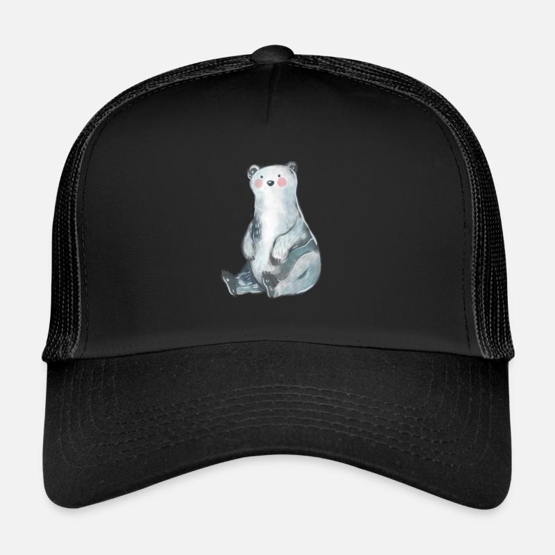 Conception d'ours mignon Casquette trucker 