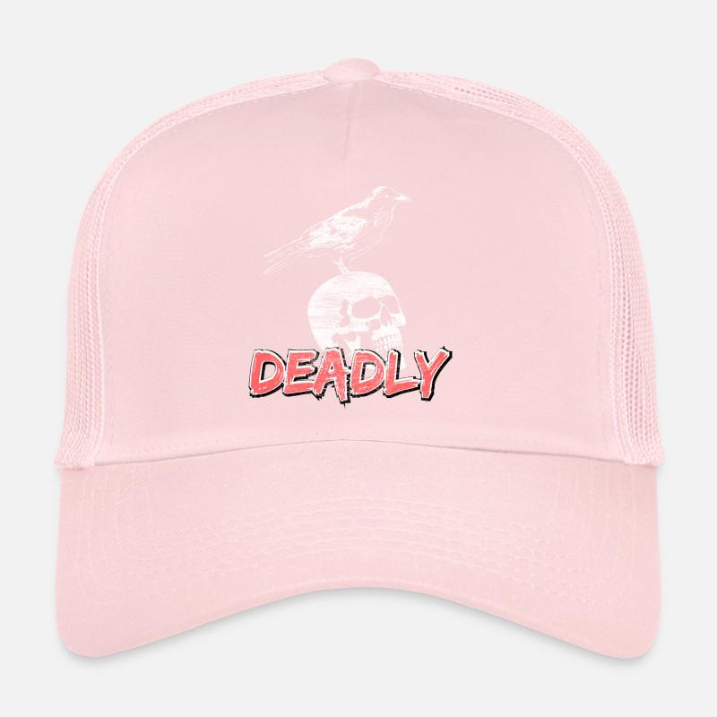 Oiseau de nuit corbeau Casquette trucker 