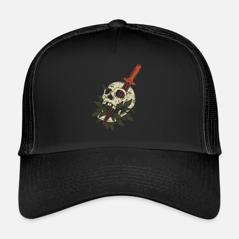 Messer - Trucker Cap - Schwarz/Schwarz