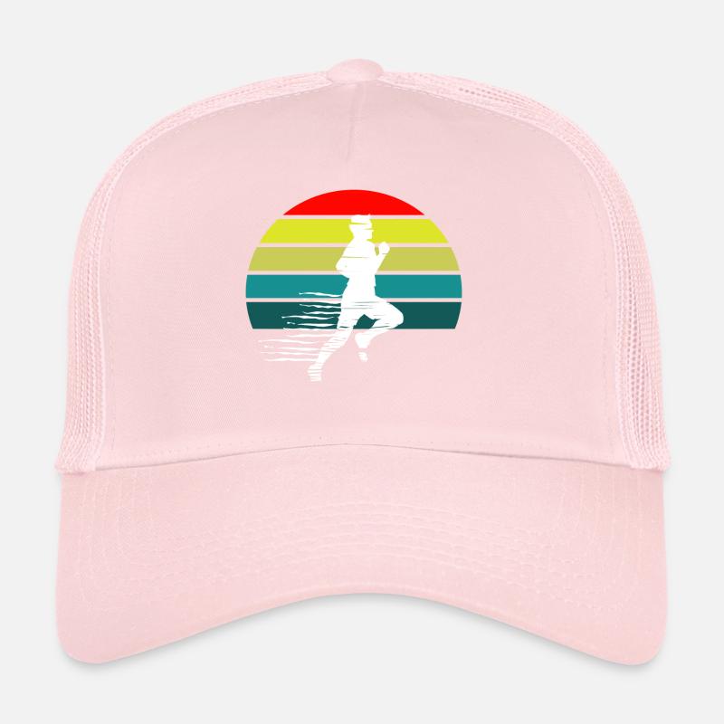 Ongoing Athletic Man Sunset Trucker Cap