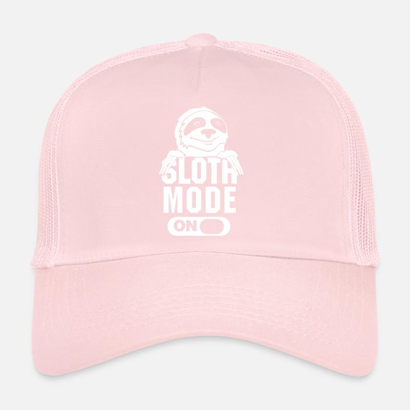 Sloth Mode A Funny Chill Relax Sleep Trucker Cap