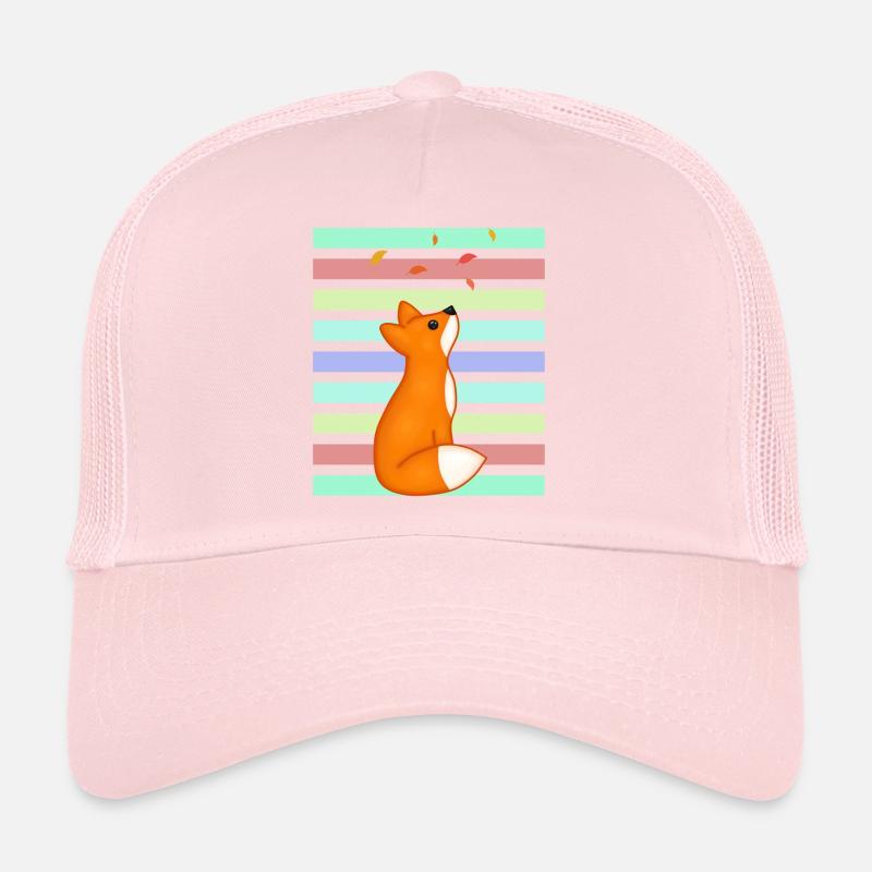 Red fox in the sunset Trucker Cap
