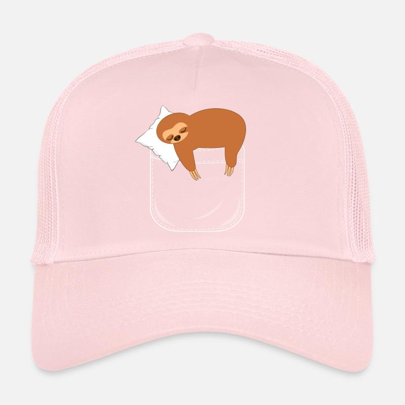 Sloth dort dans la poche poitrine Casquette trucker 