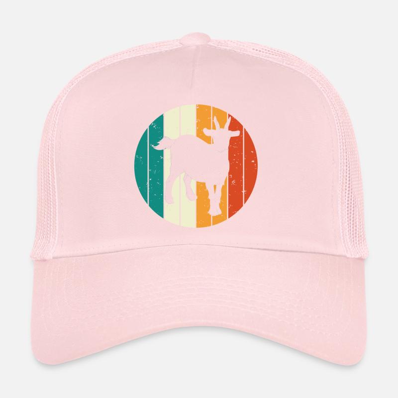 Chèvres de chèvre vintage rétro cool Casquette trucker 