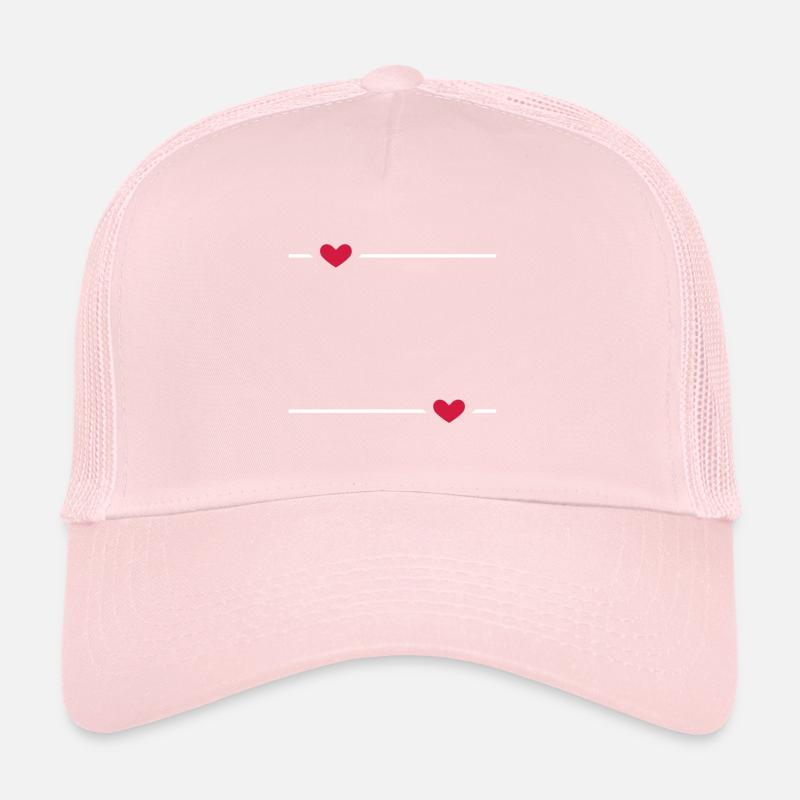Linie Herz Strich Ornament Trucker Cap