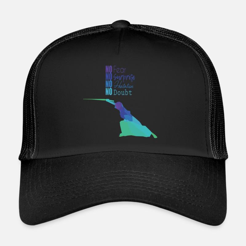 Kendo - Casquette trucker  - noir/noir