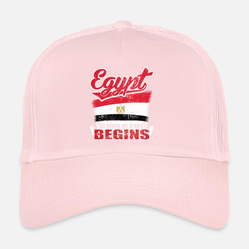 Mon histoire commence en Egypte Casquette trucker 