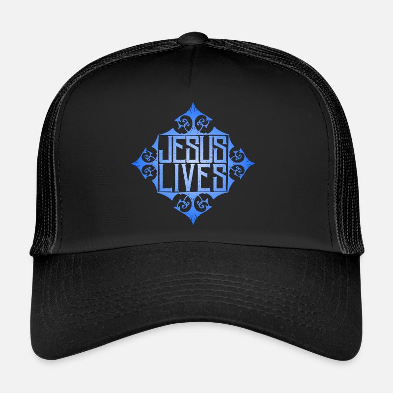 Jésus-Vit, Jésus-Christ disant, Chrétien Casquette trucker 