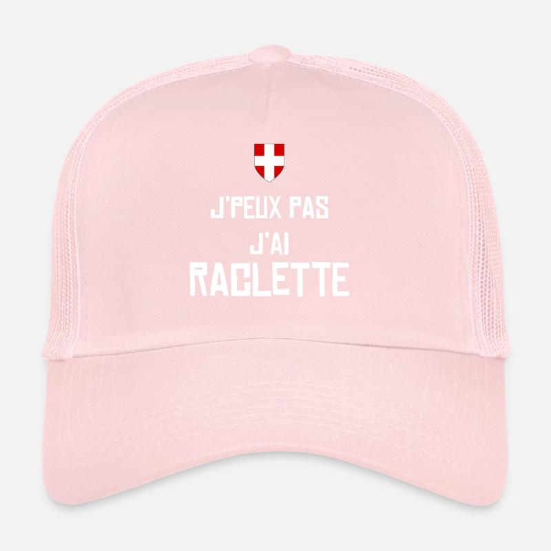 J'peux pas j'ai raclette Casquette trucker 