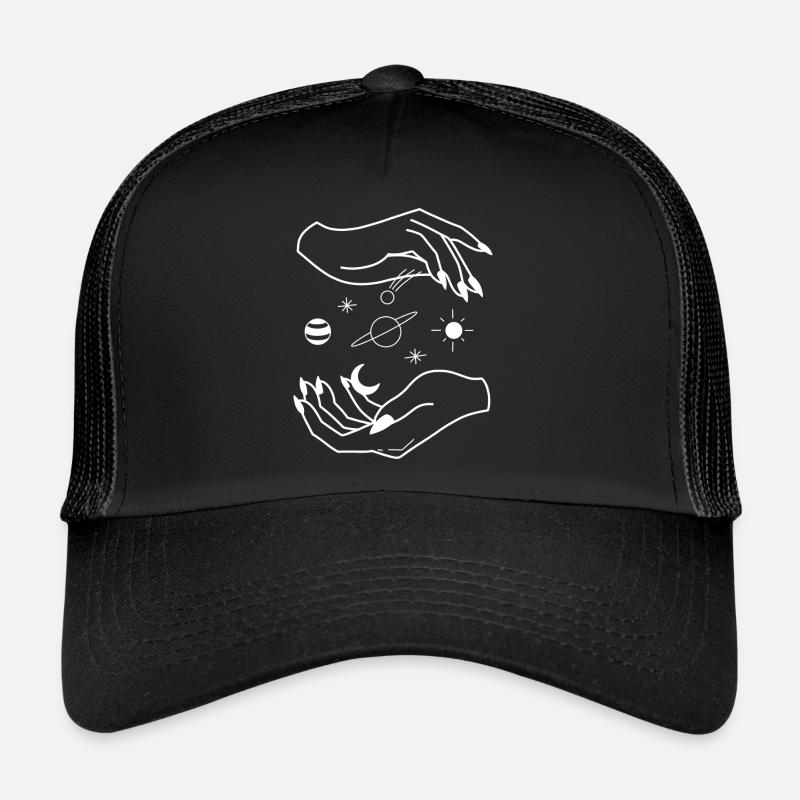 Magic - Universe - Hand - Hands - Trucker Cap - black/black