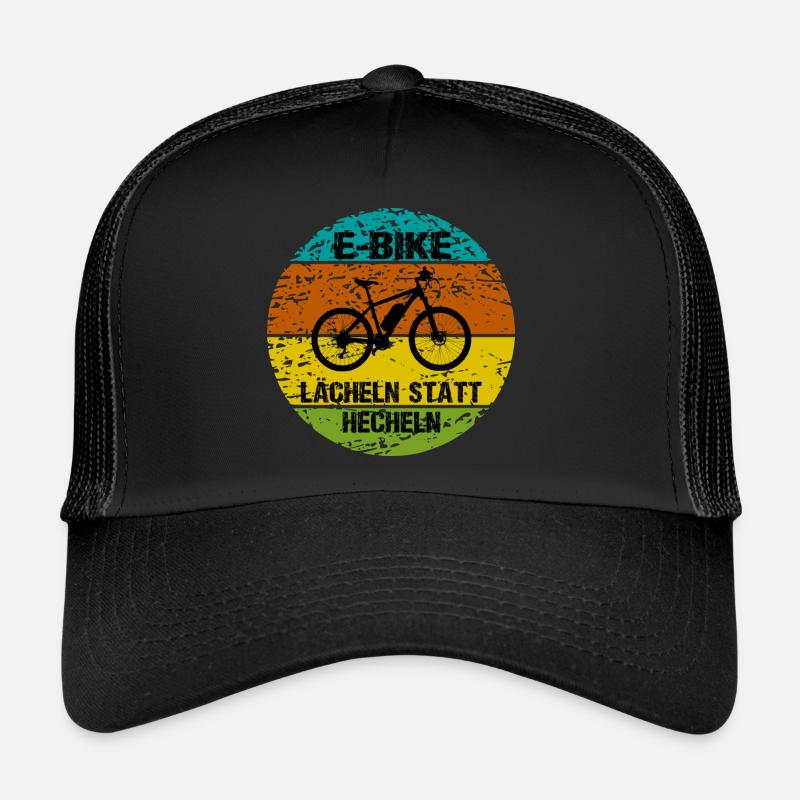 Fahrrad - Trucker Cap - Schwarz/Schwarz