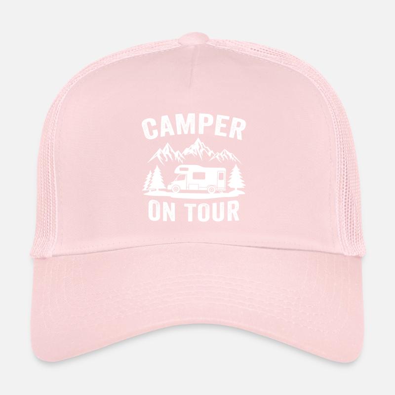 camping camper sur tour Casquette trucker 