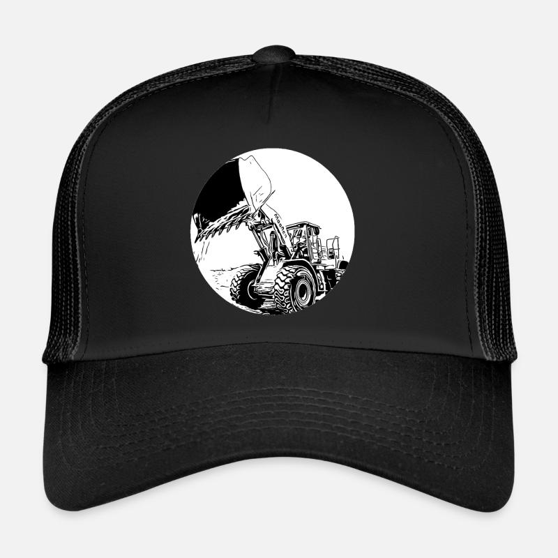 Radlader - Trucker Cap - Schwarz/Schwarz
