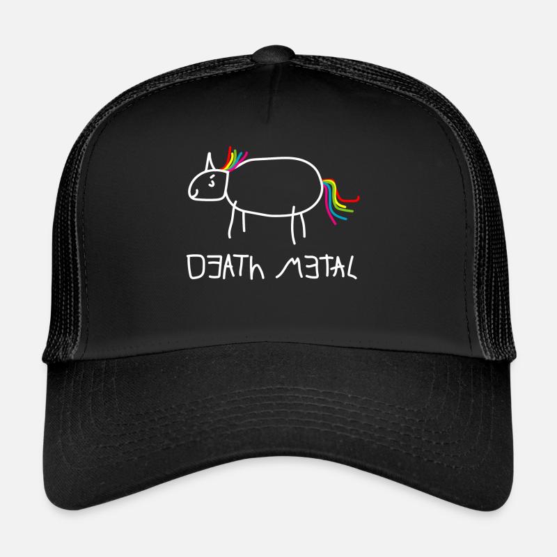 Death Metal Einhorn Trucker Cap